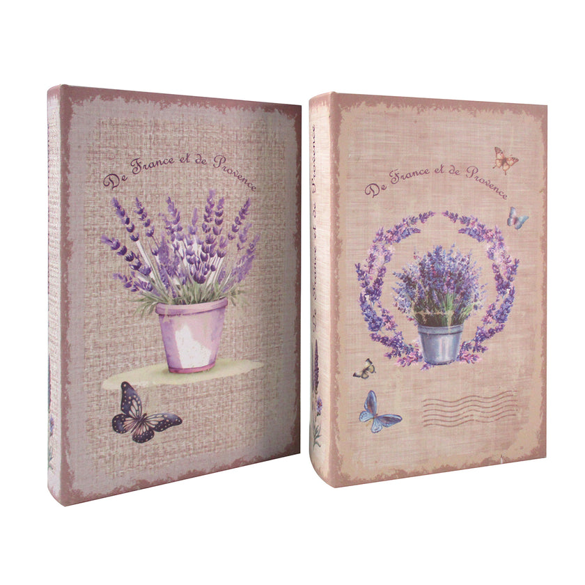 Book Box 26 x 17 x 5cm - Lavender x 1pc Assortment
