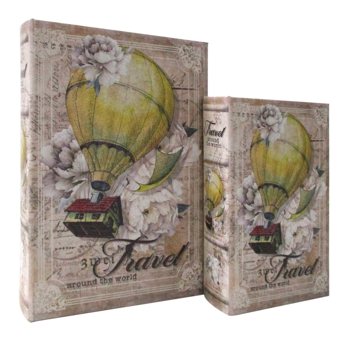 Book Box A Set Of 2pcs - Hot Air Balloon