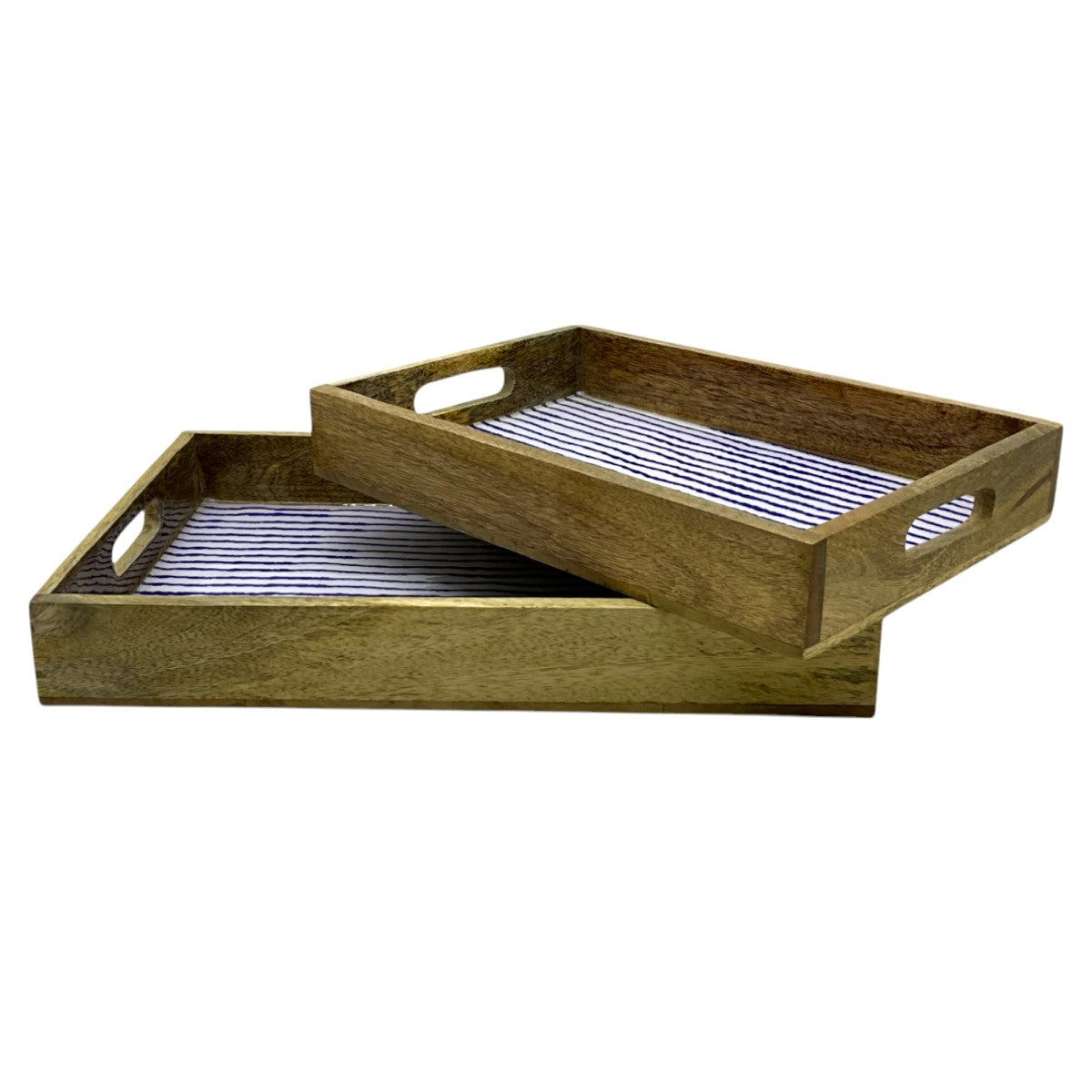 Tray A Set Of 2pcs - Striped