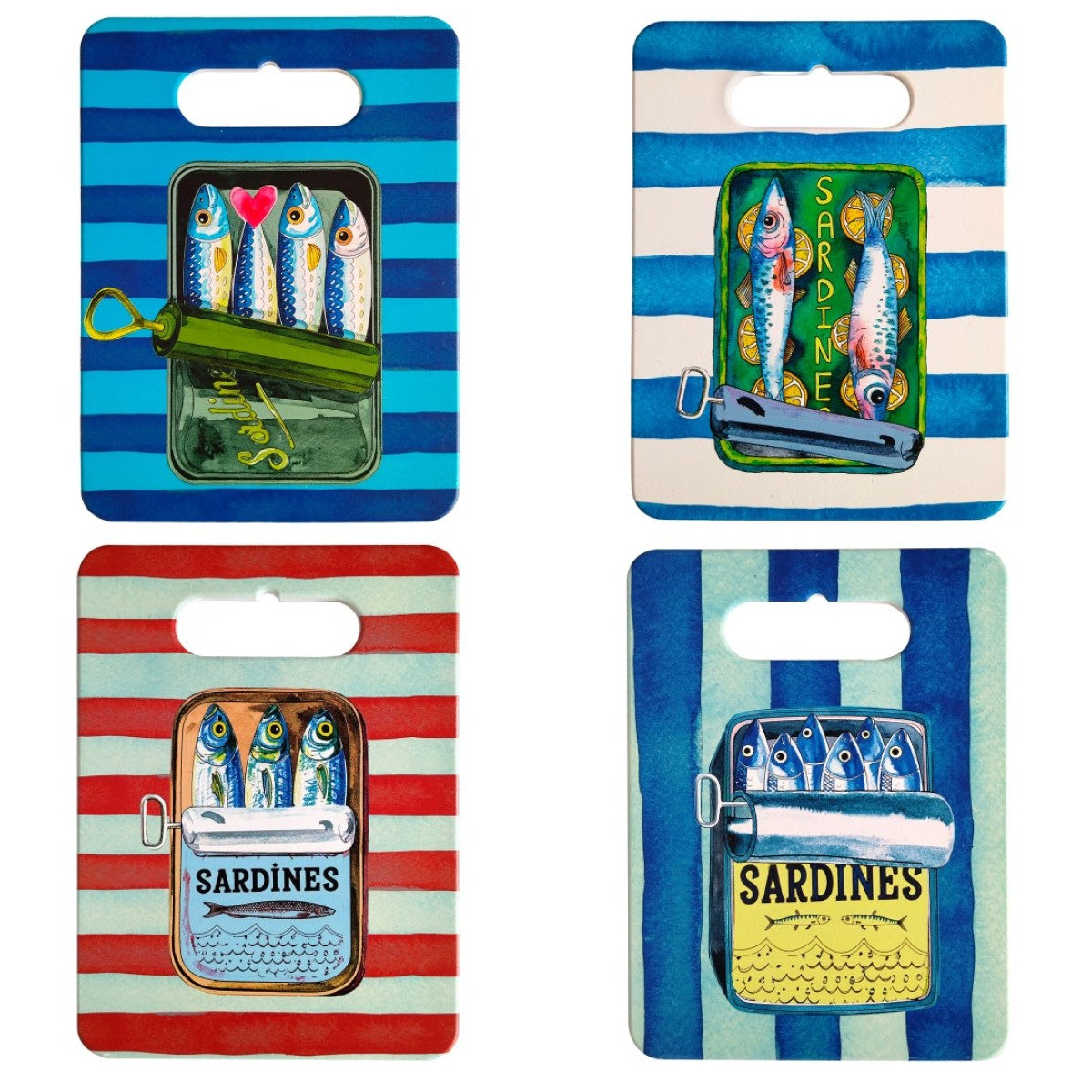 Cutting Board 24cm - Sardines x 1pc Assortment