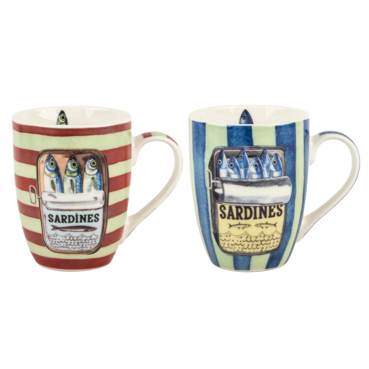 Porcelain Mug With Gift Box - Sardines x 1pc Assortment