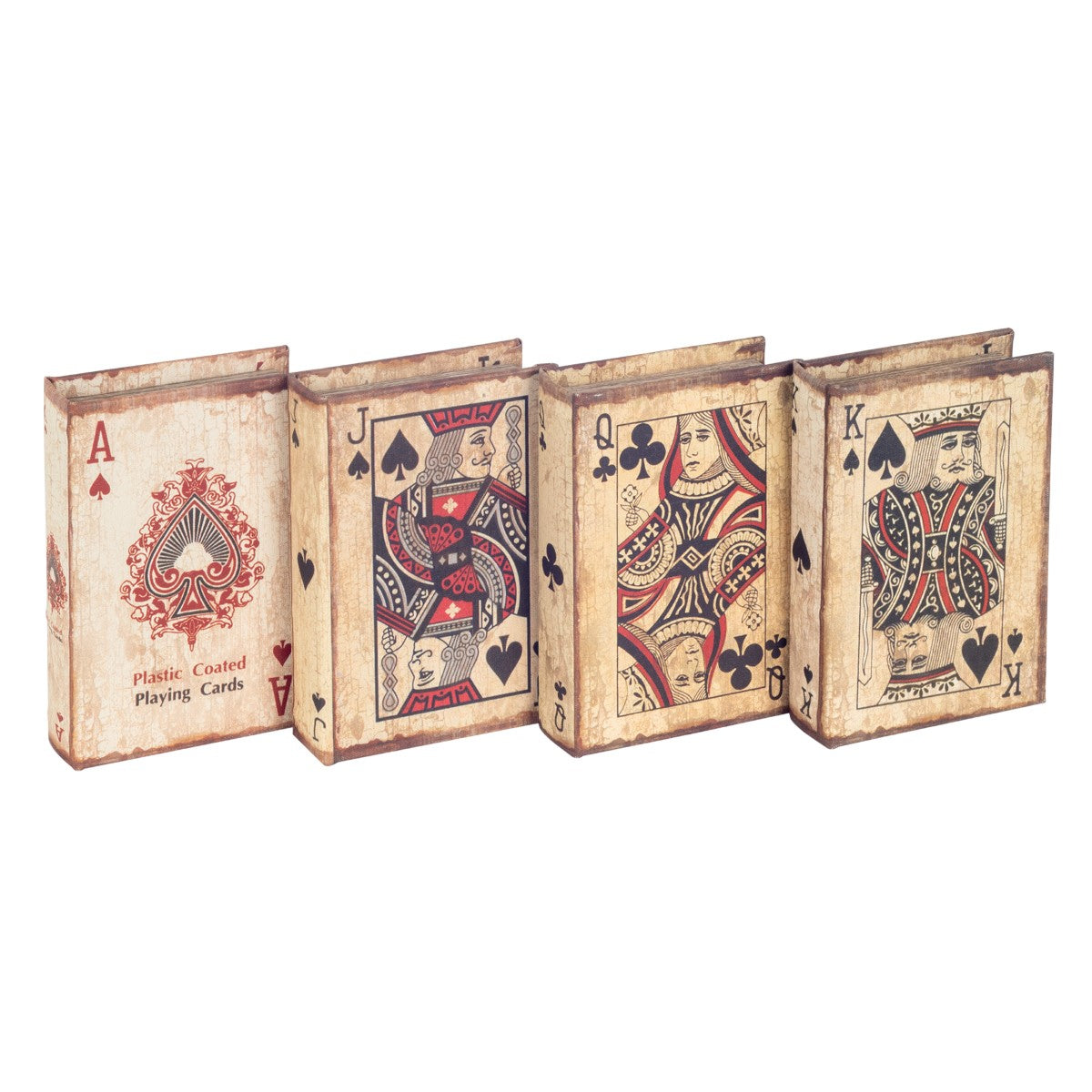 Book Box With Deck 14cm - Suit x 1pc Assortment