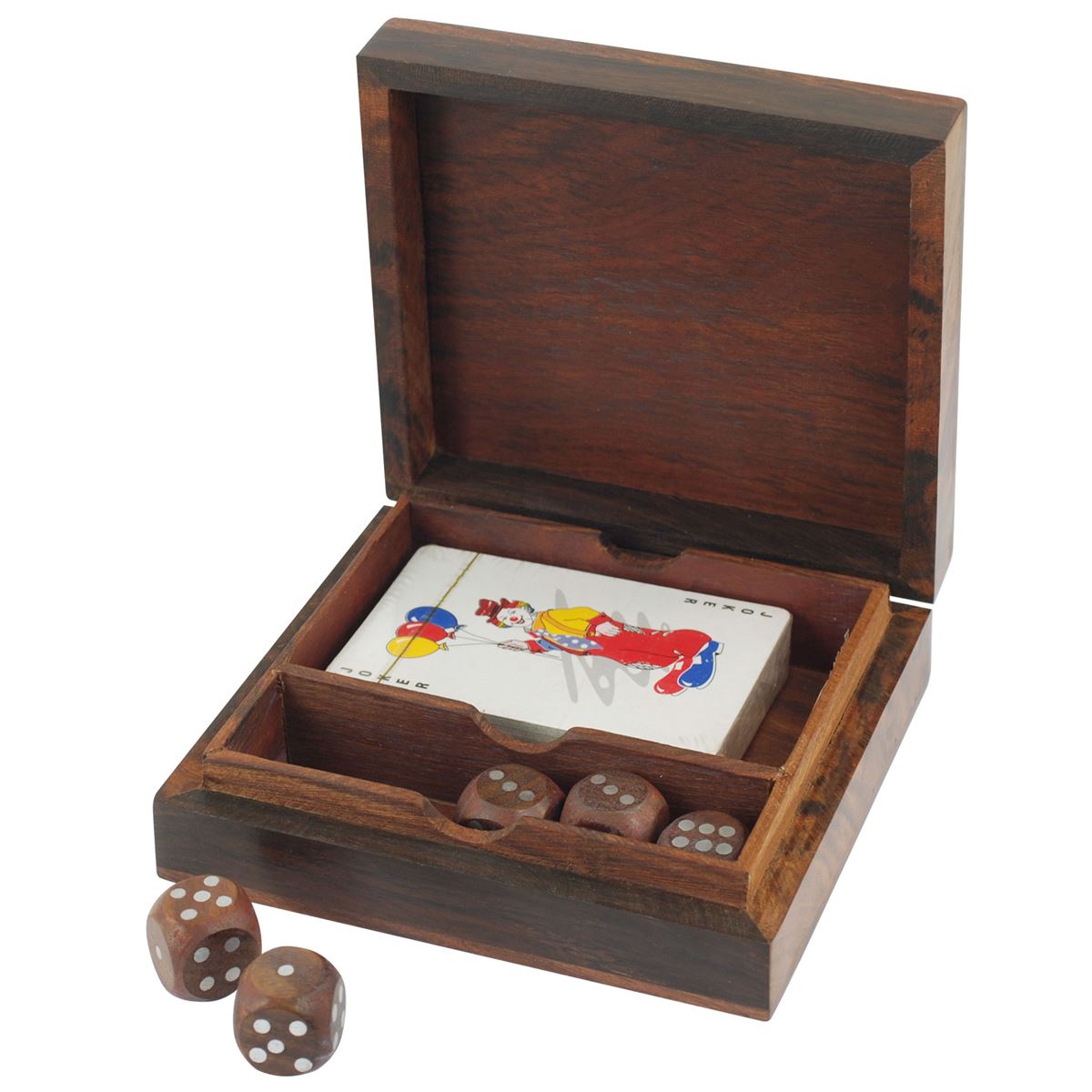 Card Box With 6 Dice