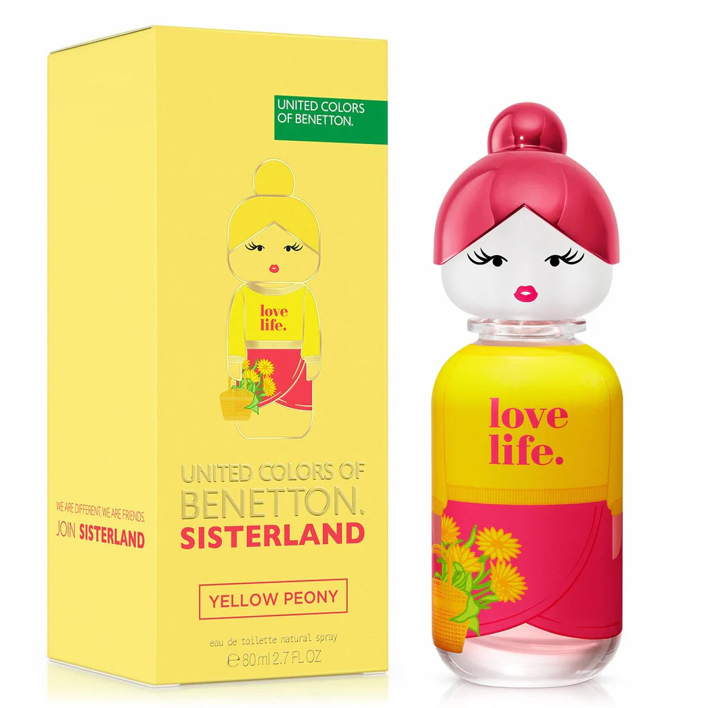 Benetton - 'Sisterland - Yellow Peony' Eau De Toilette 80ml