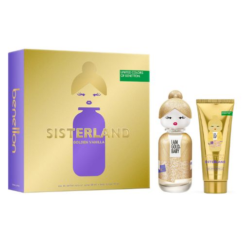 U.C.O.B. Sisterland Gift Set Eau De Toilette 80ml & Body Lotion 75ml - Golden Vanilla