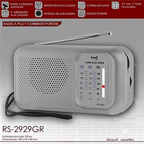 Sami AC/DC Portable Radio Grey