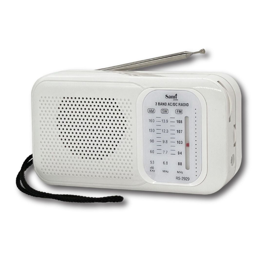 Sami AC/DC Portable Radio White