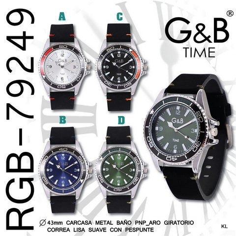 Men's Wrist Watch RGB-79249 x 1pc Assortment