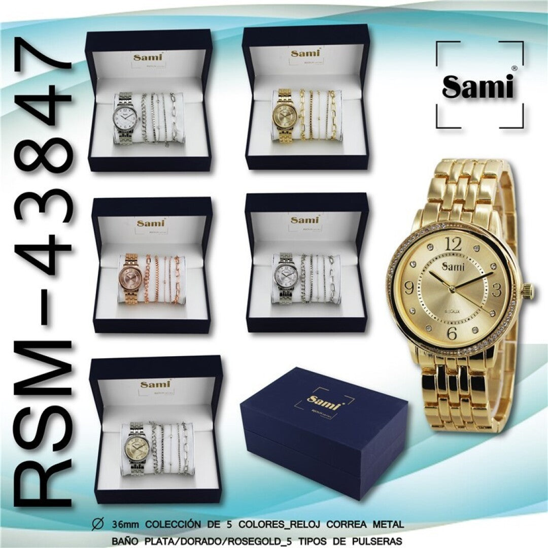 Sami Women's Watch Gift Set RSM-43847 x 1pc Assortment