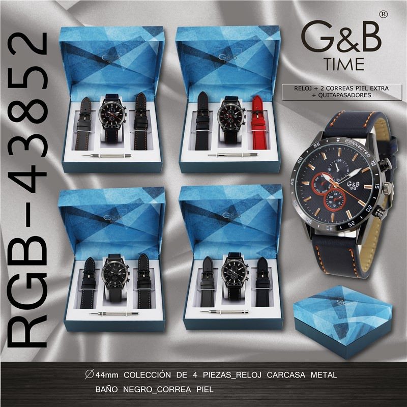 Sami Men's Watch Gift Set R&B-43852 x 1pc Assortment