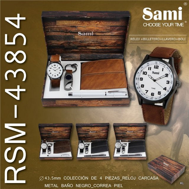 Sami Men's Watch Gift Set RSM-43854 x 1pc Assortment