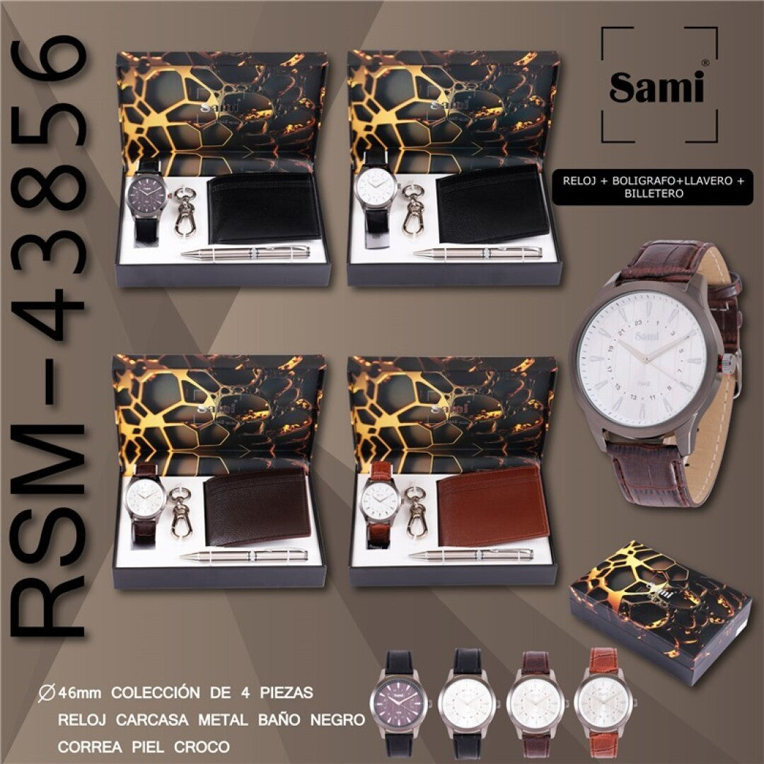 Sami Men's Watch Gift Set RSM-43856 x 1pc Assortment