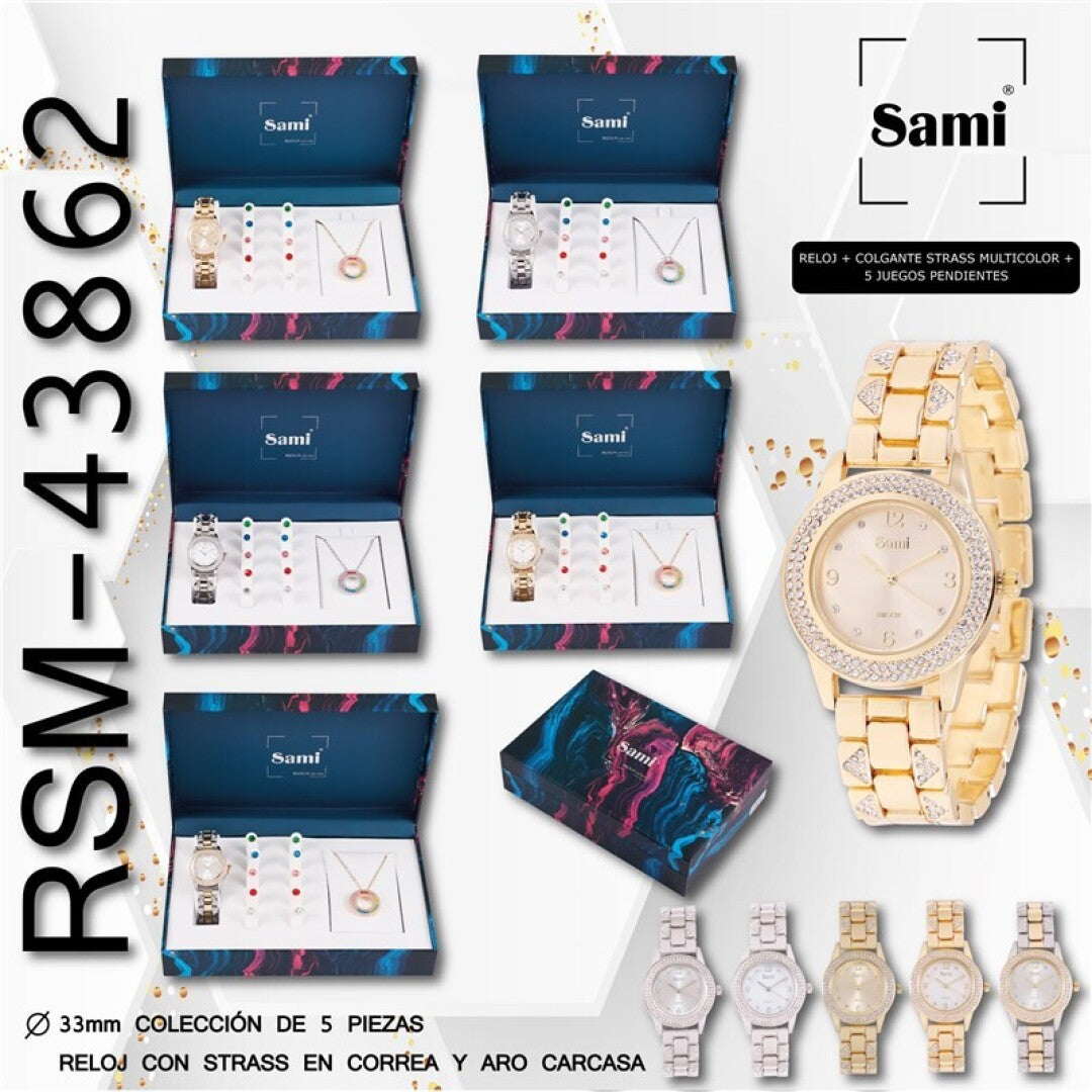 Sami Women's Watch Gift Set RSM-43862 x 1pc Assortment