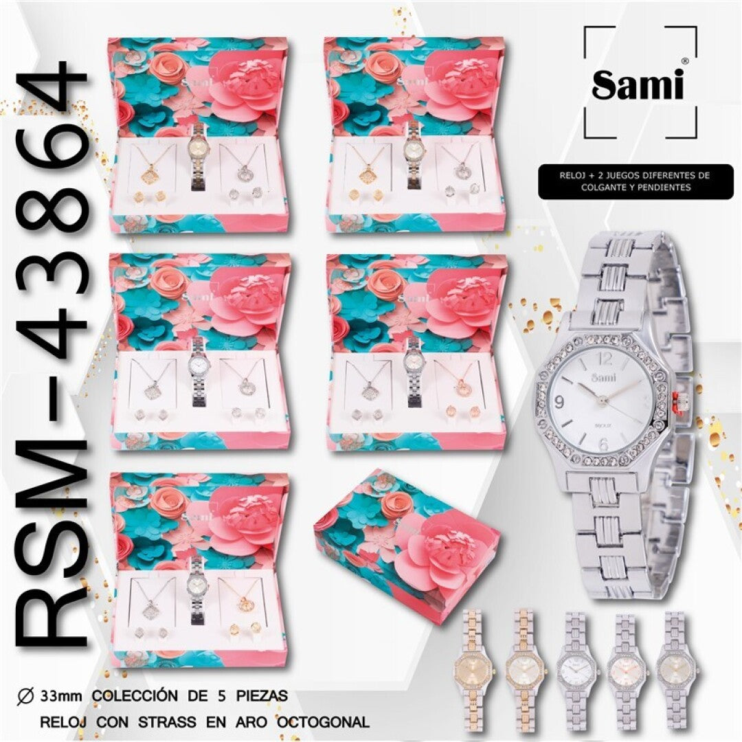 Sami Women's Watch Gift Set RSM-43864 x 1pc Assortment