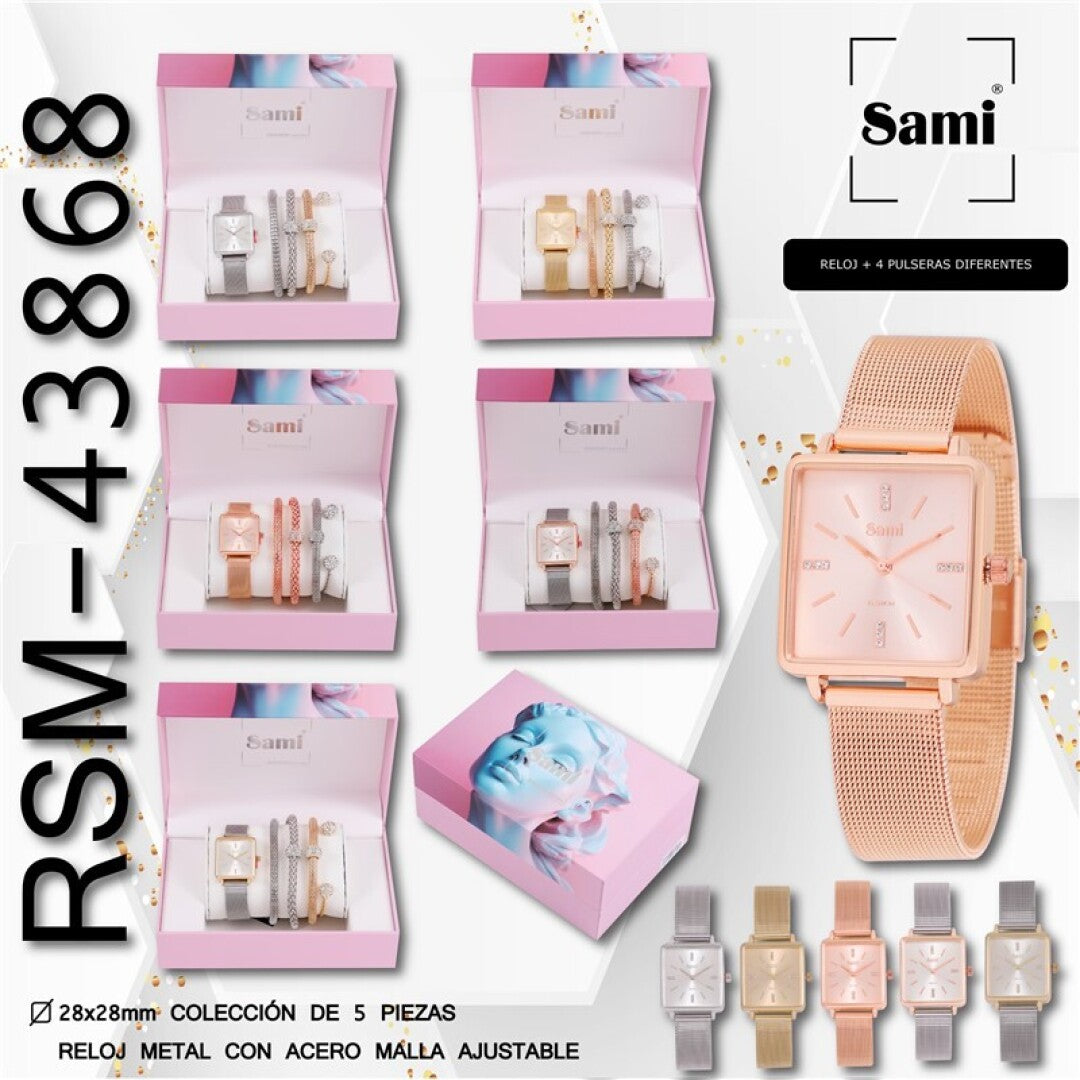 Sami Women's Watch Gift Set RSM-43868 x 1pc Assortment