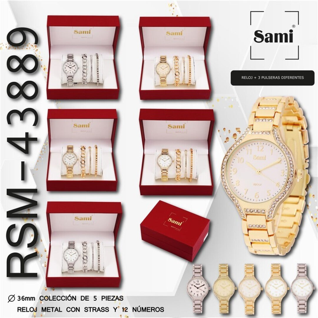 Sami Women's Watch Gift Set RSM-43889 x 1pc Assortment