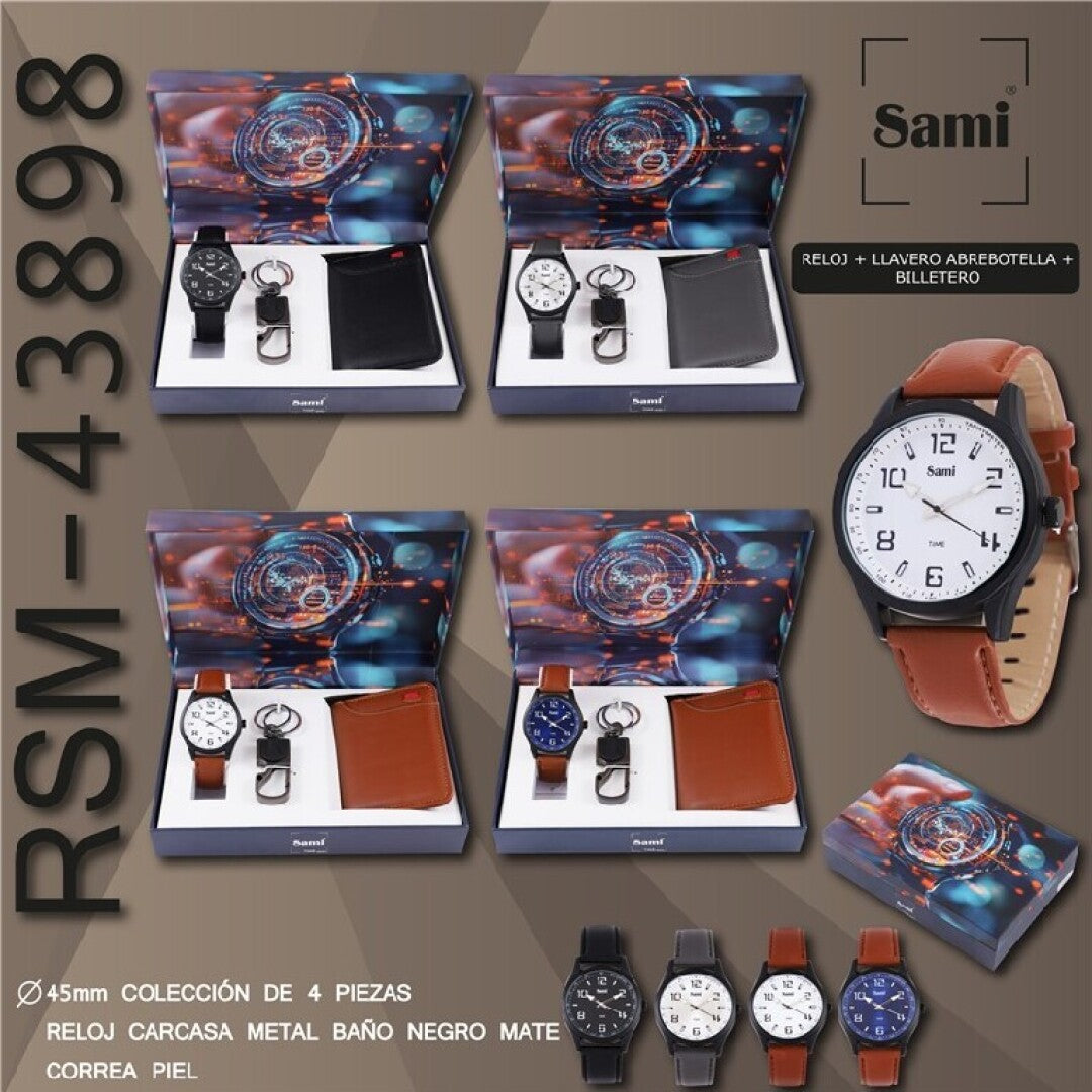 Sami Men's Watch Gift Set RSM-43898 x 1pc Assortment