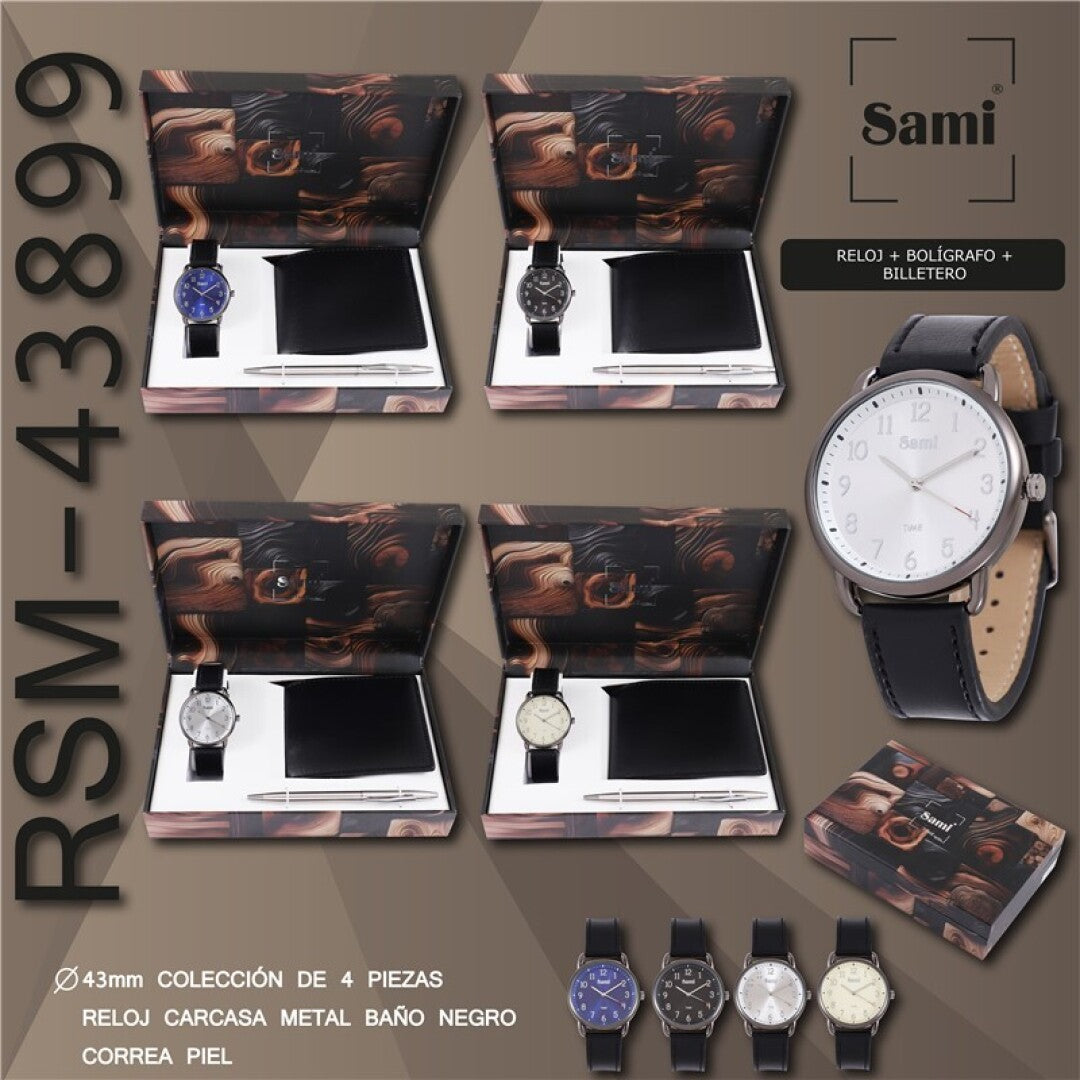 Sami Men's Watch Gift Set RSM-43899 x 1pc Assortment