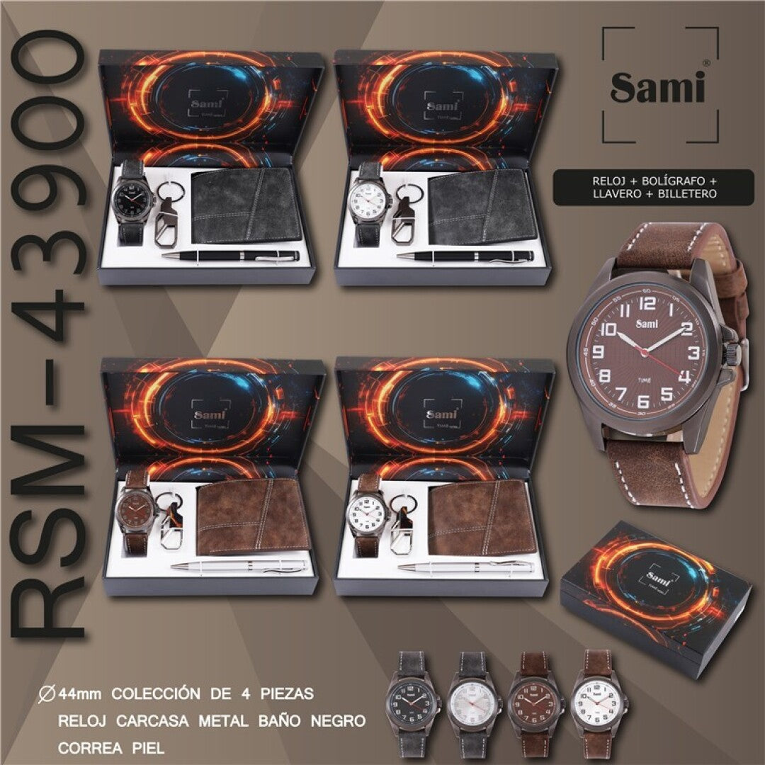 Sami Men's Watch Gift Set RSM-43900 x 1pc Assortment