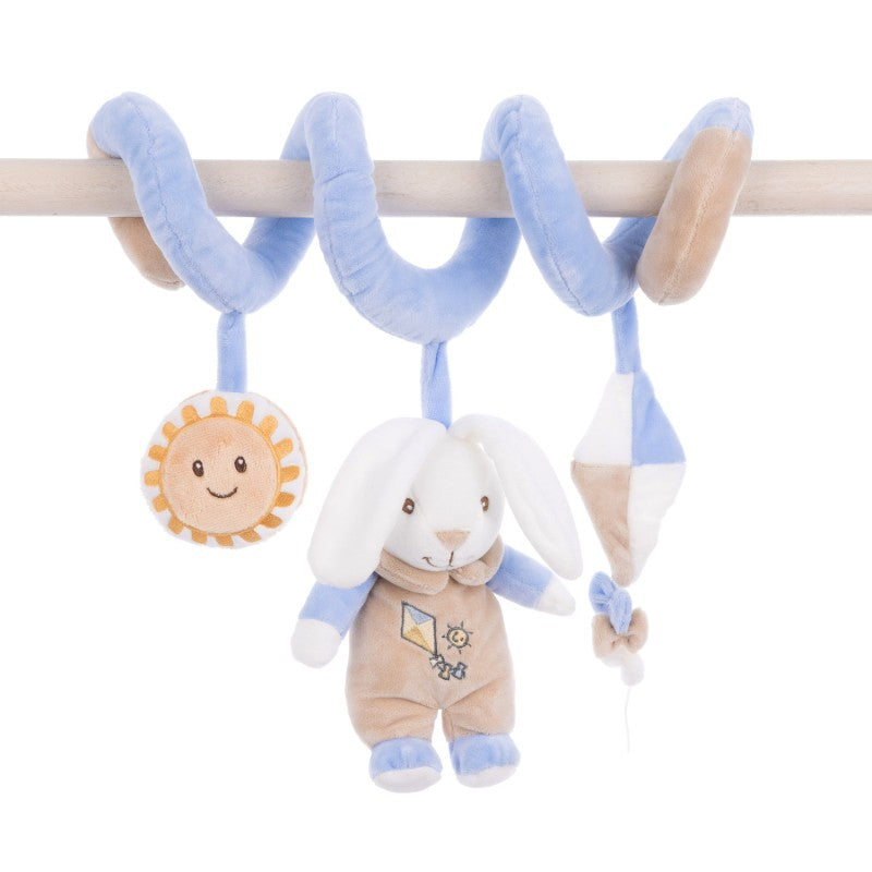 Artesavi Spiral Hanging Rabbit 32cm - Blue