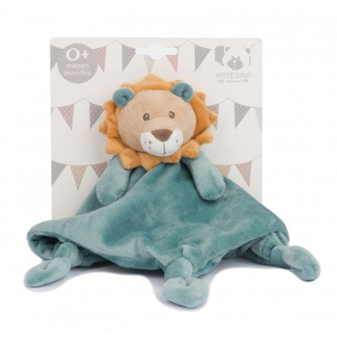 Baby Plush Lion & Blanket 25x25cm