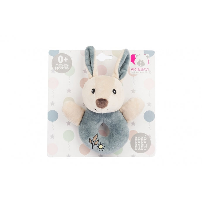 Artesavi Baby Kangaroo Blue Teether Holder 12cm +0m