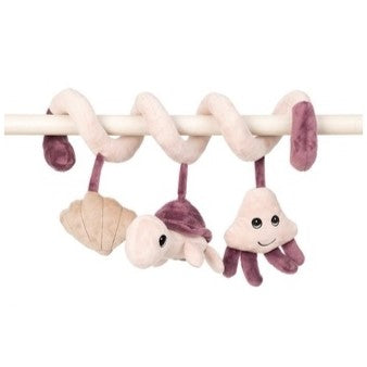 Artesavi Spiral Hanging Rattle 32cm +0m - Turtle Pink
