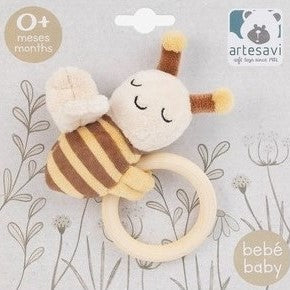 Artesavi Baby Circular Rattle 14cm +0m - Bee