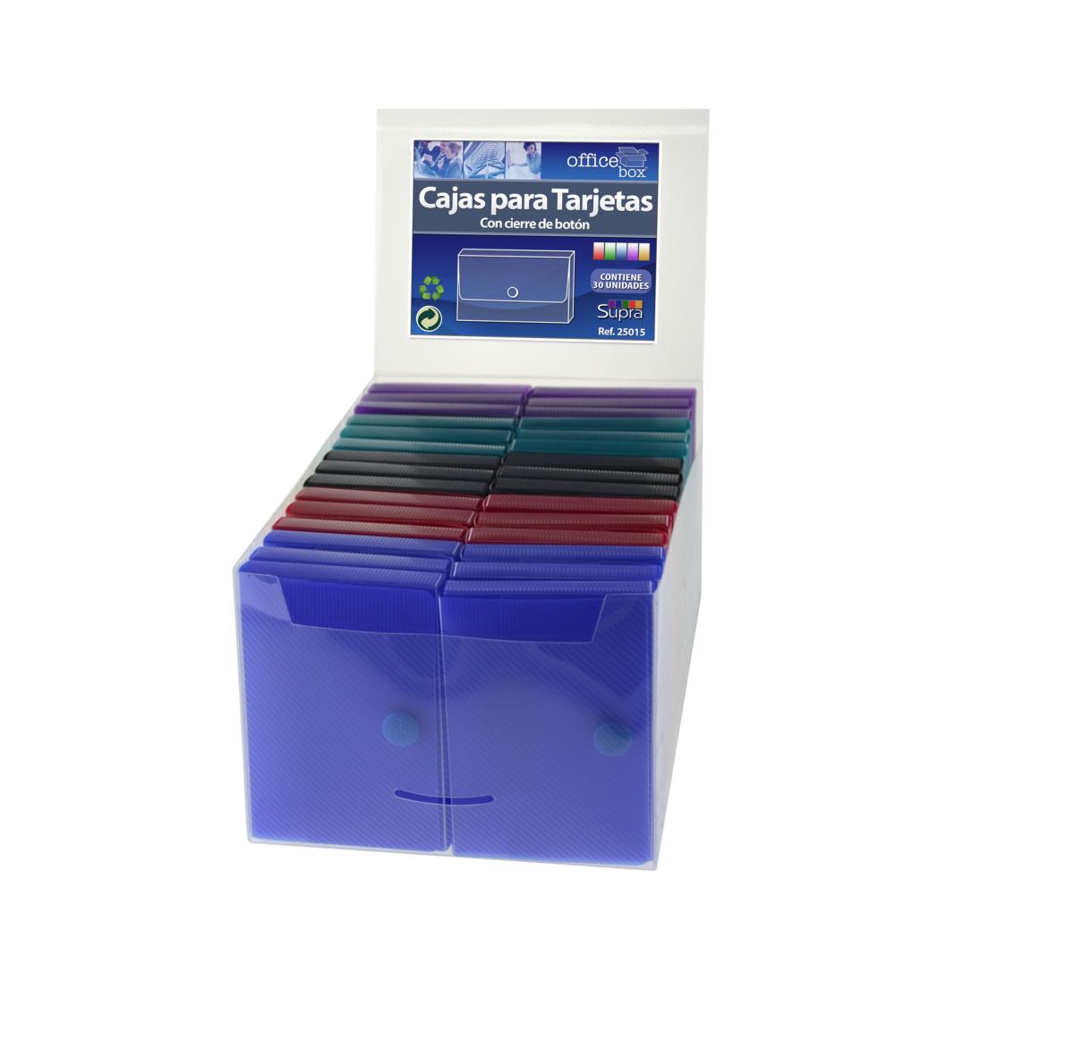 Office Box - Button Card Holder - Classic x 1pc Assortment