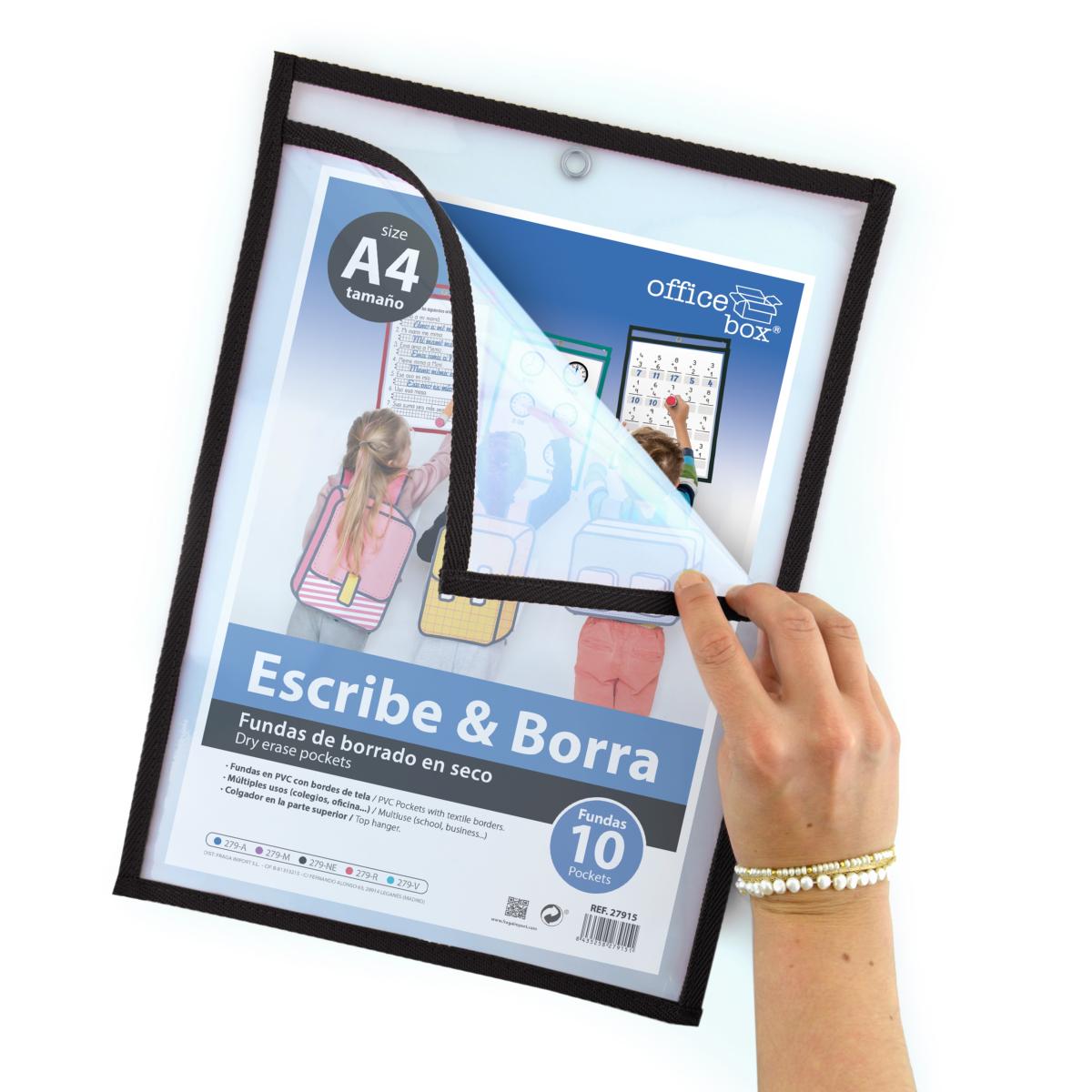 A4 Office Box - Dry Erase Pocket - Classic x 1pc Assortment
