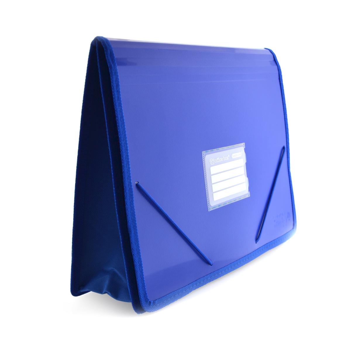 A4+ Office Box - ColourLine - Plastic File Folder With Elastic Band - Classic x 1pc Assortment