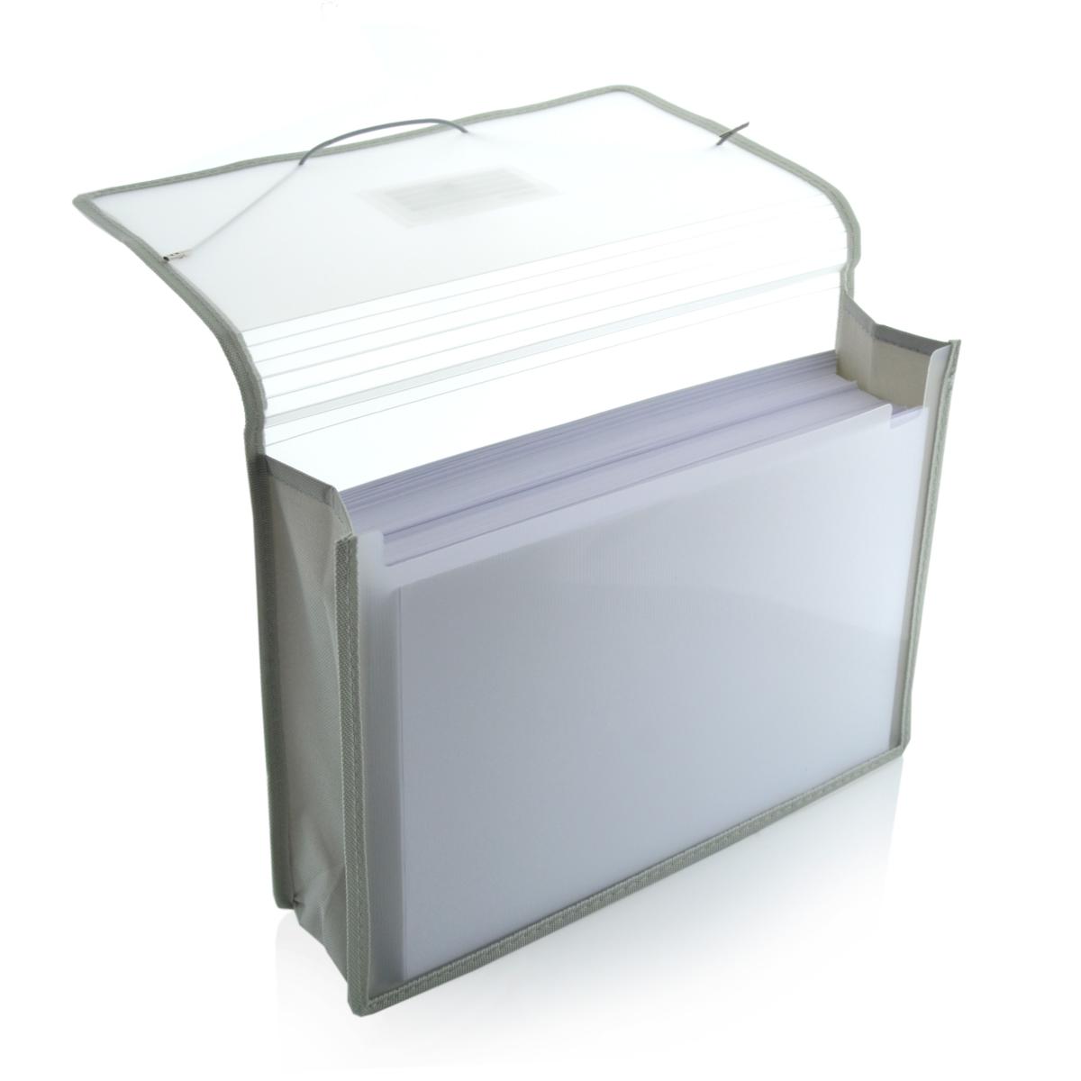 A4+ Office Box - ColourLine - Plastic File Folder With Elastic Band - Classic x 1pc Assortment