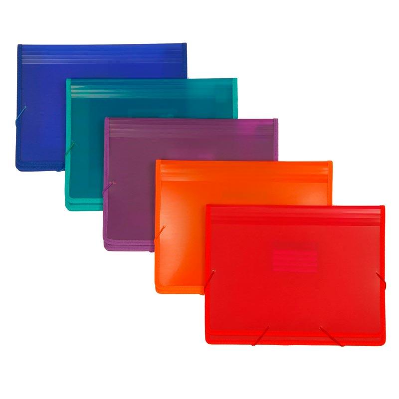 Office Box Elastic Expanding Organiser File - Various Colours x1pc