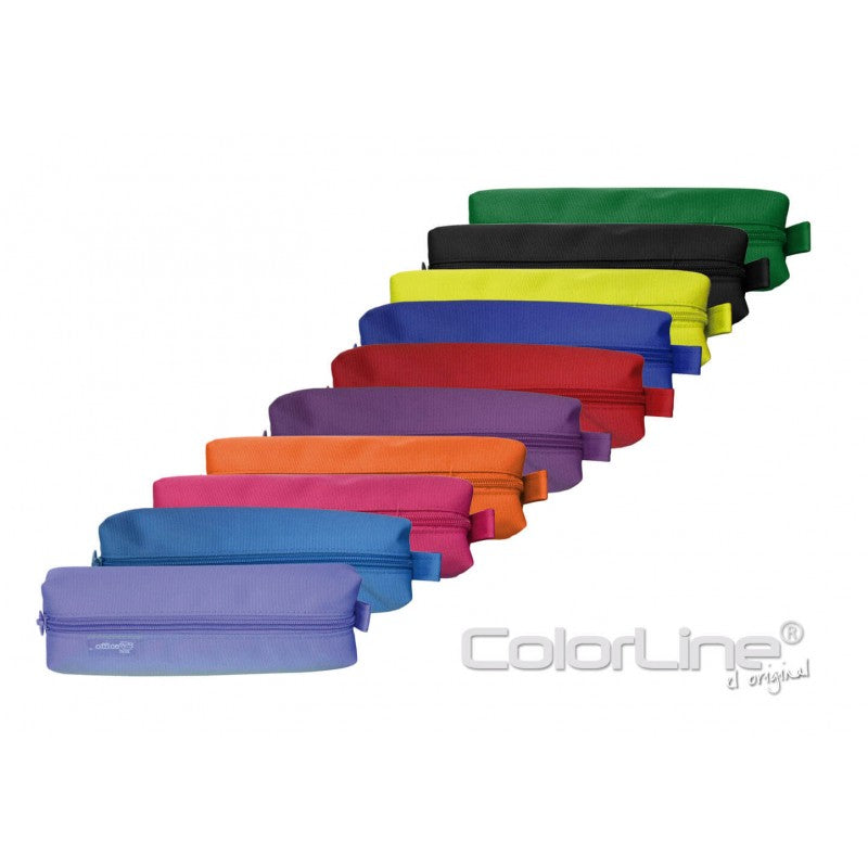 Office Box Pencil Case 1 Zipper - Various Colours x1pc