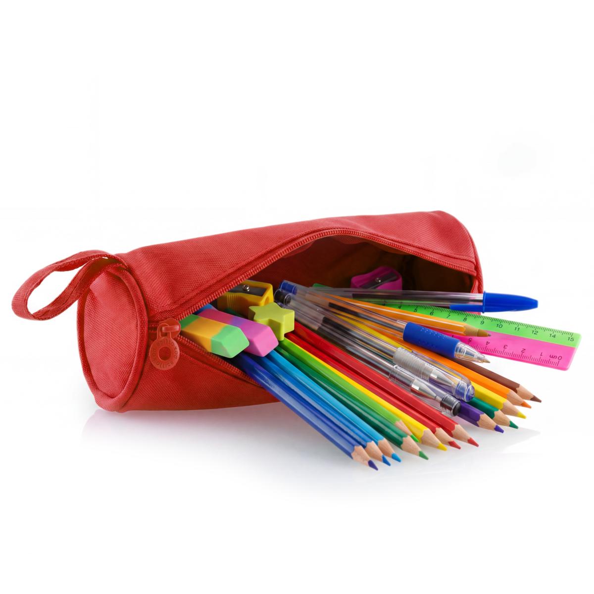 Office Box - ColorLine - Round Pencil Case - Classic x 1pc Assortment