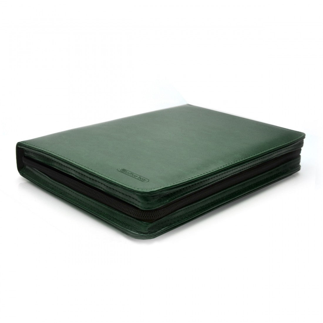 A5 Vegan Leather Document Holder - Dark Green