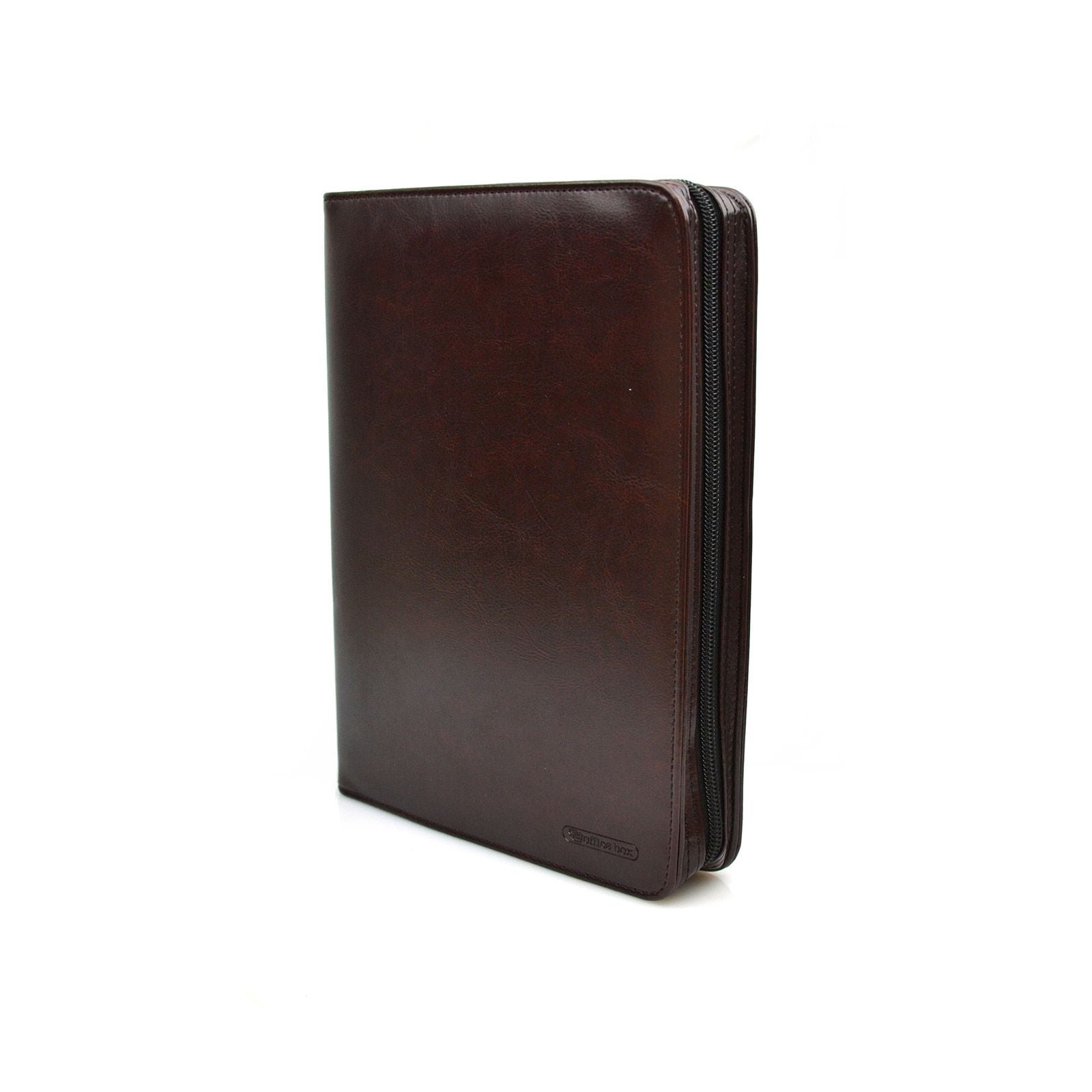 A5 Vegan Leather Document Holder - Brown