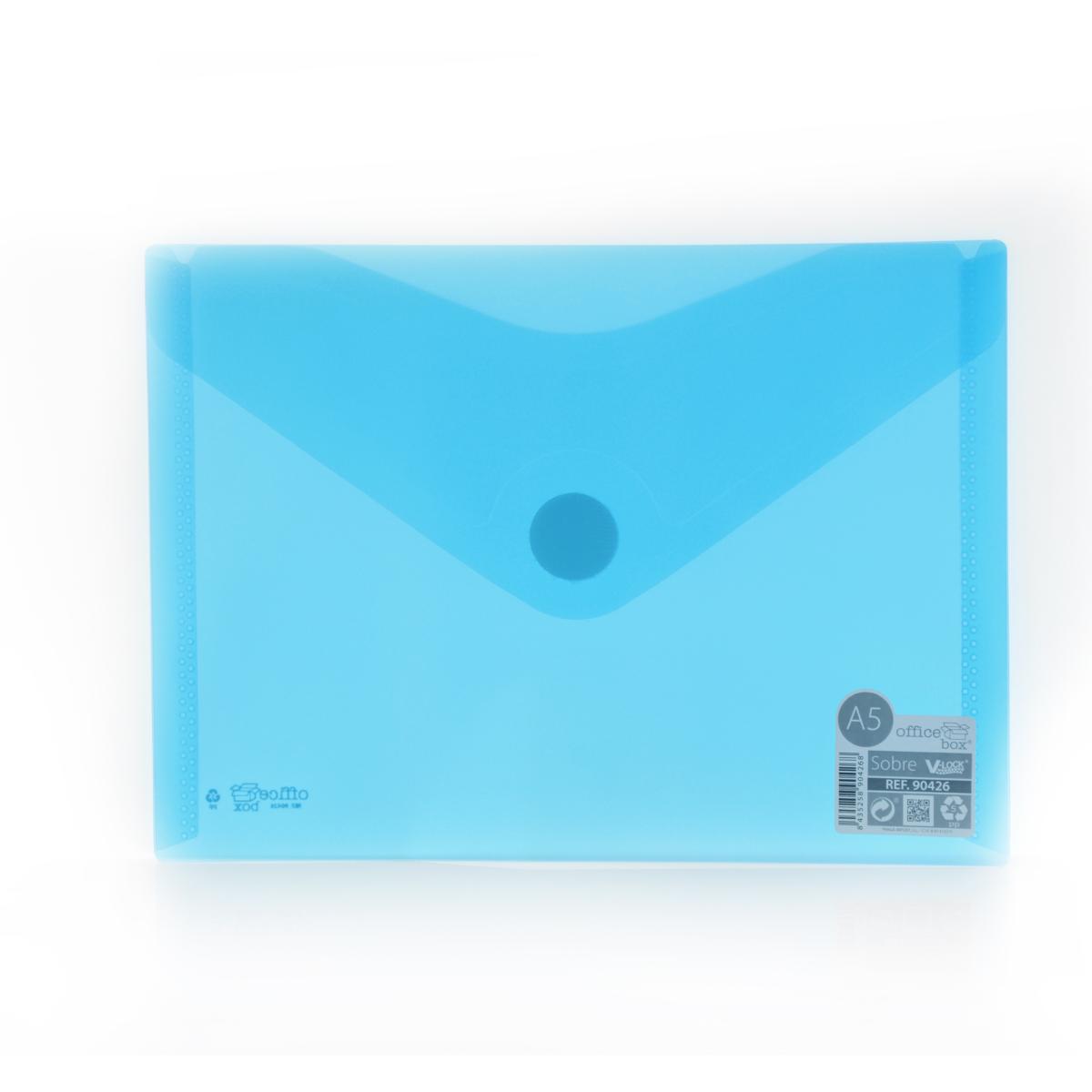 A5 Office Box - Translucent Envelope With V-Lock - Classic - Various Colours