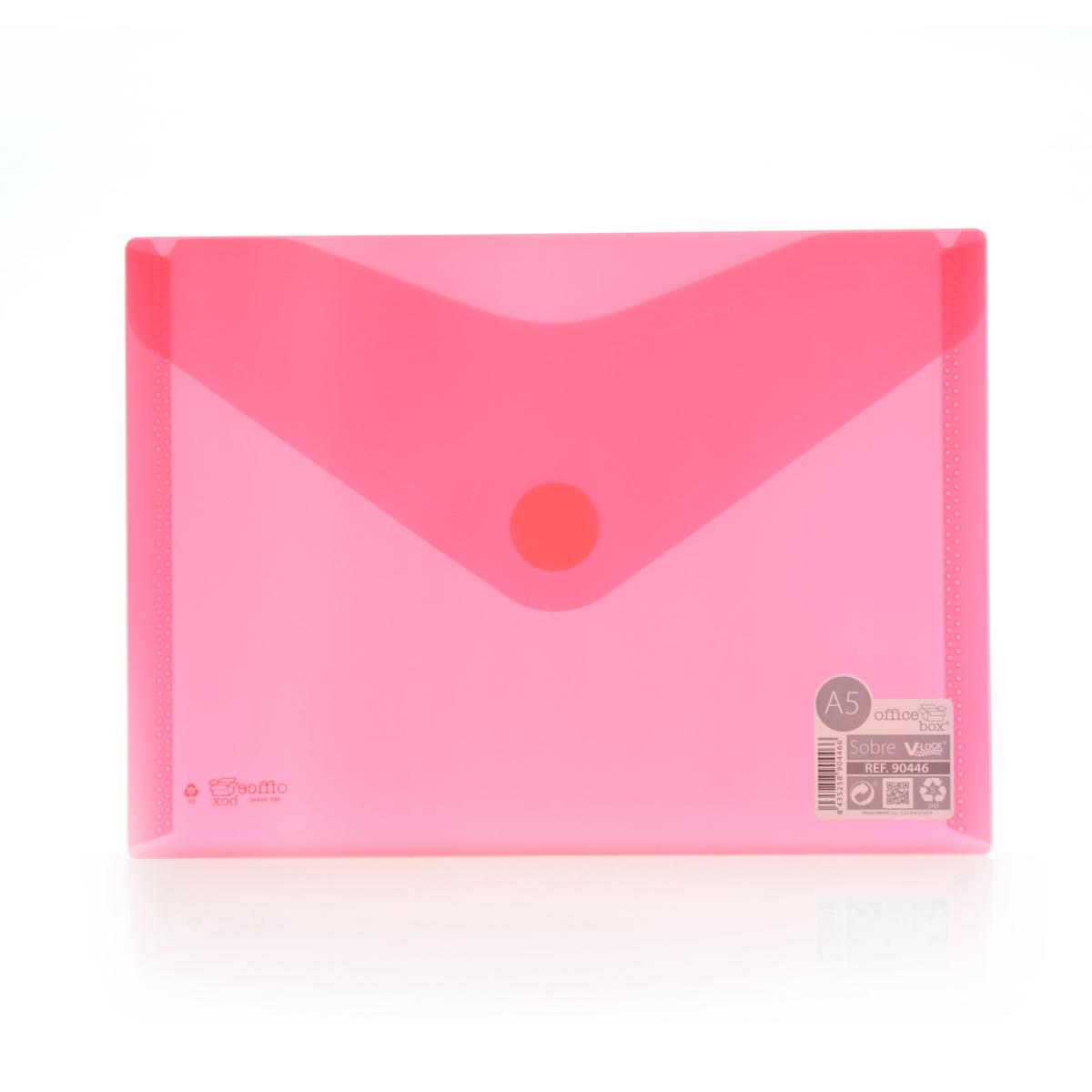 A5 Office Box - Translucent Envelope With V-Lock - Classic - Various Colours