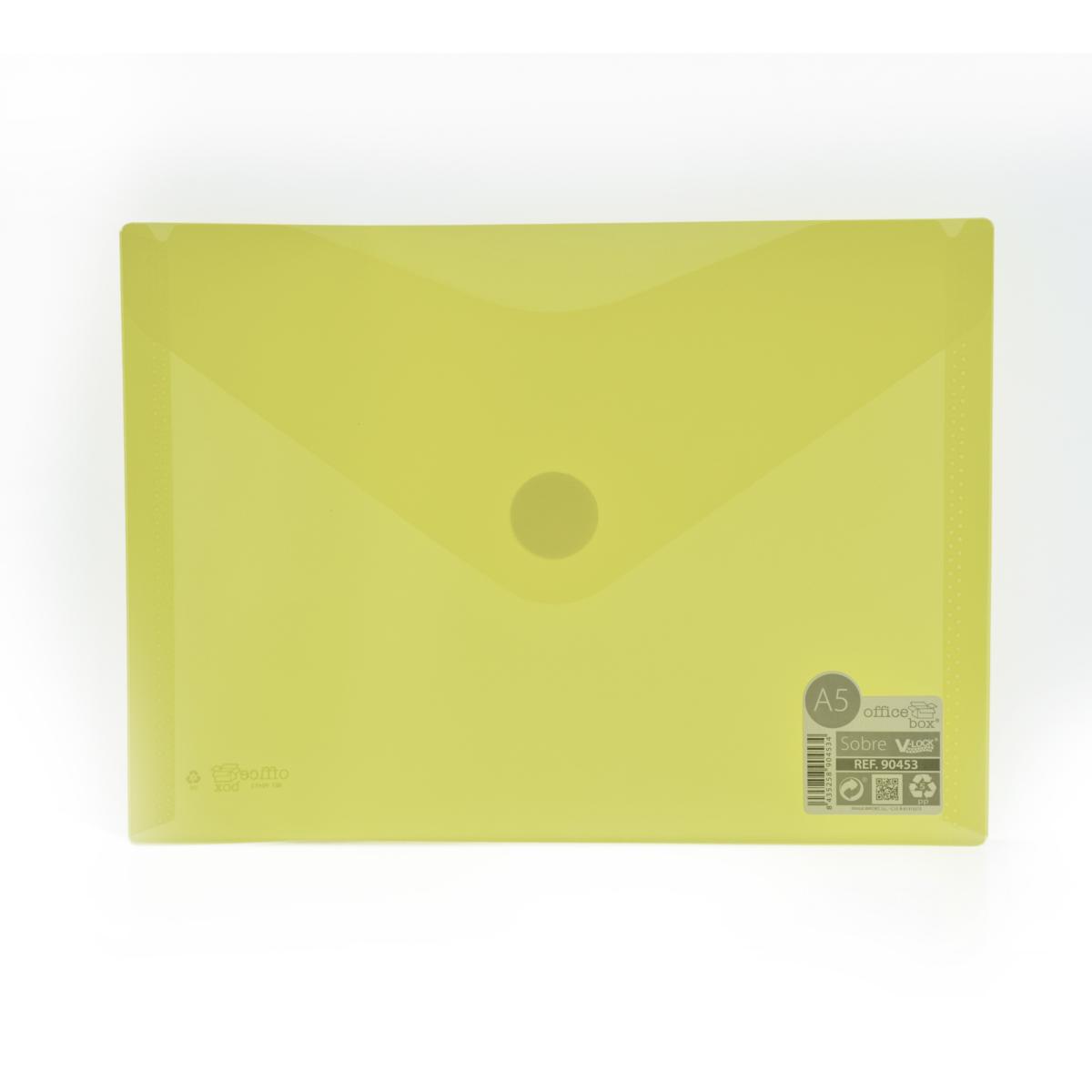 A5 Office Box - Translucent Envelope With V-Lock - Classic - Various Colours