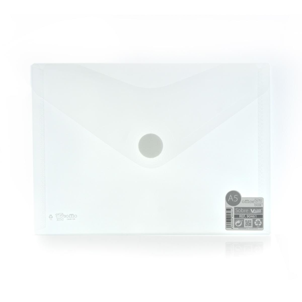 A5 Office Box - Translucent Envelope With V-Lock - Classic - Various Colours