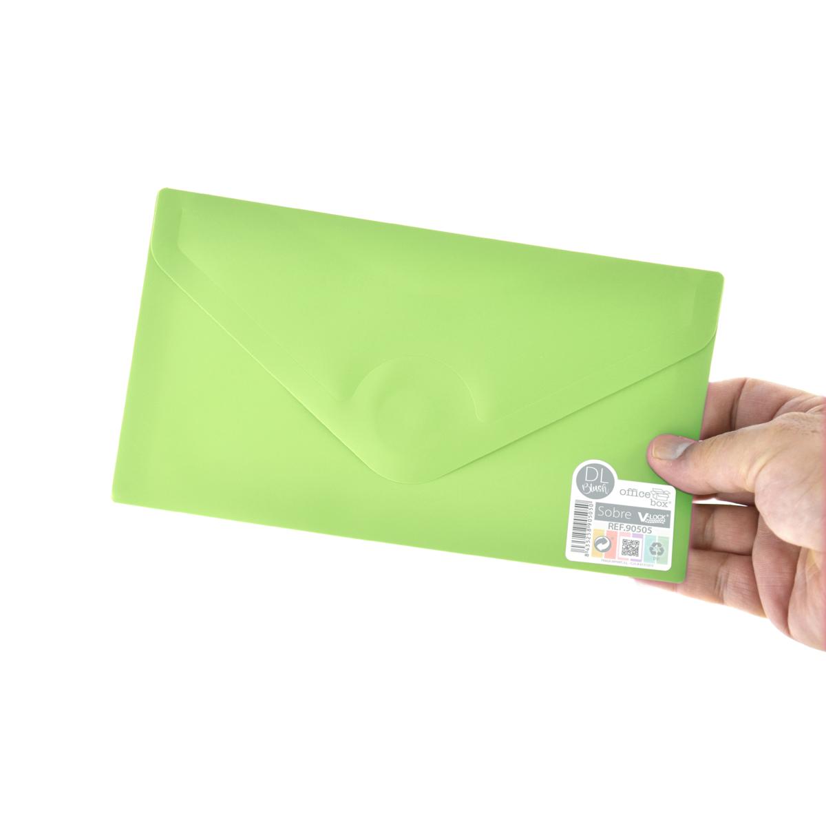 DL Office Box - Envelope With V-Lock - Blush x 1pc Assortment