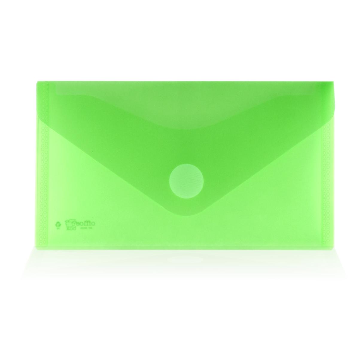 DL Office Box - Translucent Envelope With V-Lock - Classic - Various Colours