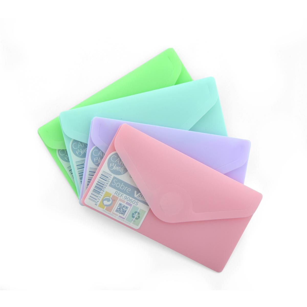 Card Office Box - Envelope With V-Lock - Blush x 1pc Assortment