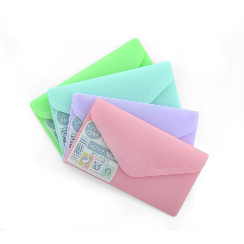 Card Office Box - Envelope With V-Lock - Blush x 1pc Assortment