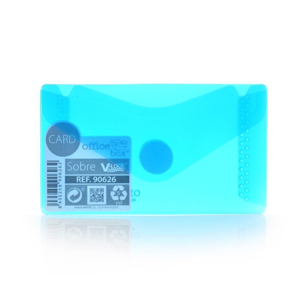 Card Office Box - Translucent Envelope With V-Lock - Classic - Various Colours