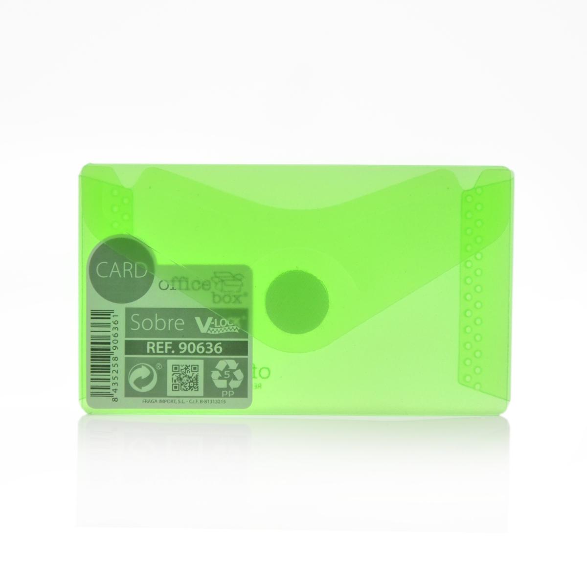 Card Office Box - Translucent Envelope With V-Lock - Classic - Various Colours
