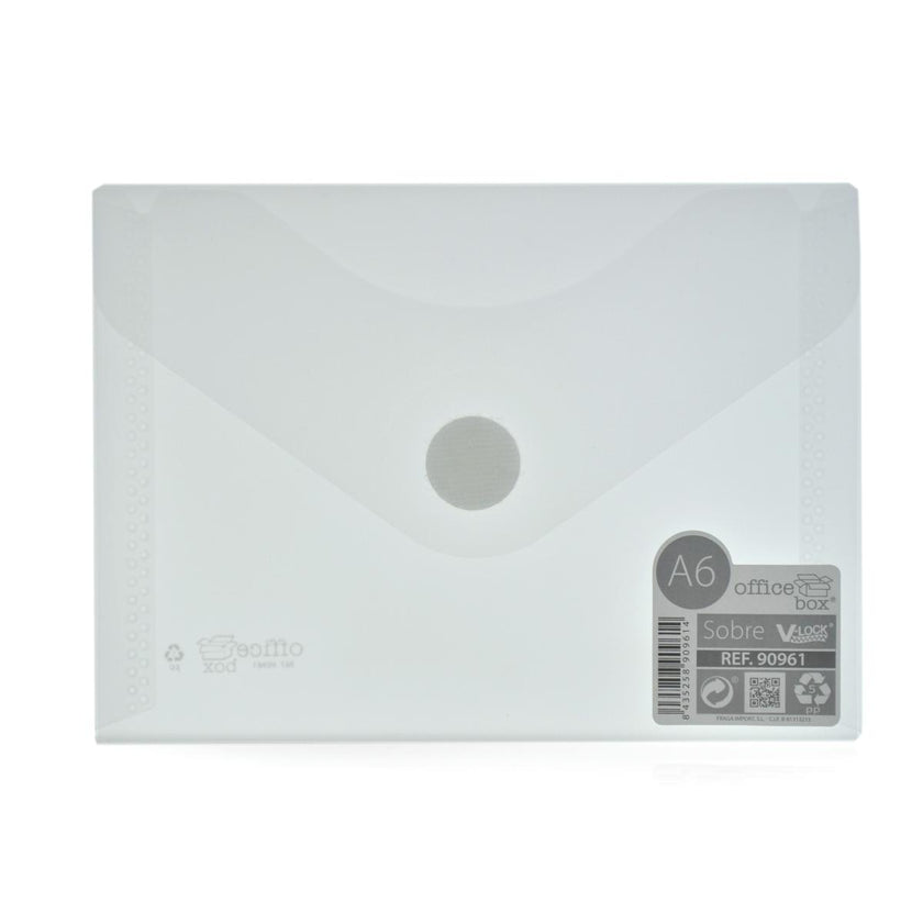 A6 Office Box - Translucent Envelope With V-Lock - Classic - Various Colours