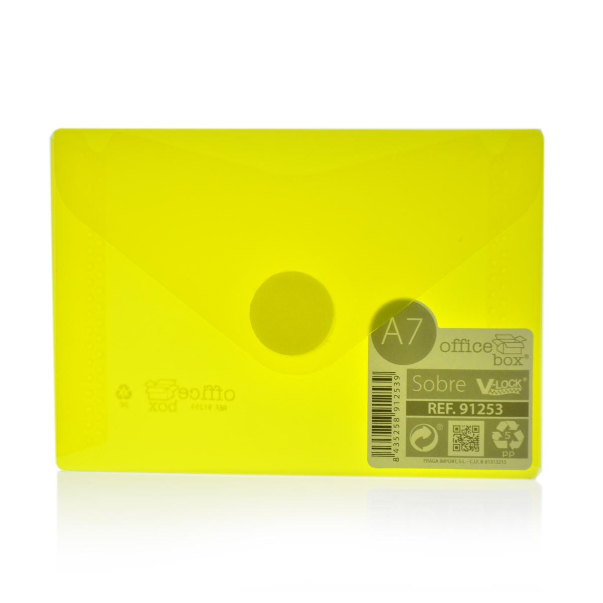 A7 Office Box - Translucent Envelope With V-Lock - Classic - Various Colours