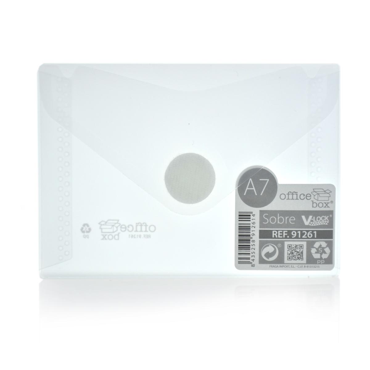 A7 Office Box - Translucent Envelope With V-Lock - Classic - Various Colours
